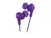 JVC HA FX5 V Inner Ear Gumy Plus Headphone Violet