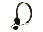 Cyber Acoustics AC 100B Single Ear Speech Recognition Monaural Headset Boom Mic
