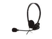 Cyber Acoustics AC 200B Supra aural Speech Recognition Stereo Headset Boom Mic
