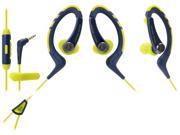 Audio Technica ATH SPORT1 SonicSport In ear Headphones Navy Yellow