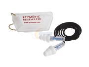 Etymotic Research ETY Plugs ER20 SCC C Large High Fidelity Earplugs Clear