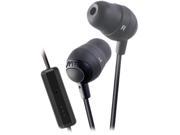 JVC Black HA F160 B K Earbud Gumy Headphone