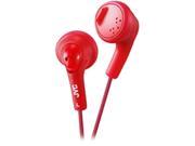 JVC Red HA F160 R K Earbud Gumy Headphone Red
