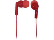 SuperSonic Red IQ 106RED Earbud IQ Sound Digital Noise Reduction Stereo Earphones