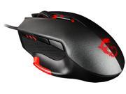 MSI INTERCEPTOR DS300 S12 0401290 D22 Black Wired Laser Gaming Mouse