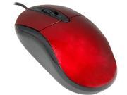GEAR HEAD Black Red Wired Optical Mouse