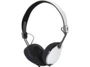 Skullcandy White Black S5AVDM 074 Navigator Headphones with Mic White Black