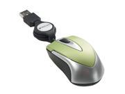 Verbatim 97254 Green Wired Optical Travel Mouse