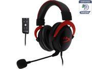 HyperX Cloud II Gaming Headset with 7.1 Virtual Surround Sound for PC PS4 Mac Mobile Red
