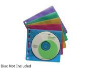 inland 2859 U Store CD DVD sleeves color 100 set