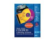 AVERY 8965 Matte White Film DVD Labeling System