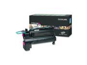 LEXMARK C792A1MG Toner Cartridge 6000 Pages Yield; Magenta