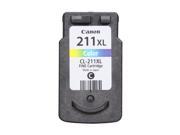 Canon CL 211 XL High Yield Color Ink Cartridge; 1 Color Cartridge 2975B001