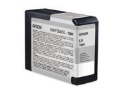 EPSON T580700 80 ml UltraChrome K3 Ink Cartridge Light Black