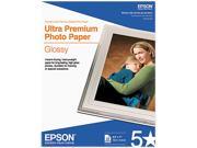 Epson S042182 Ultra Premium Photo Paper Letter 8.50 x 11 Glossy 25 Pack Bright White