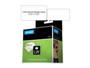 Dymo 30384 Postage Labels 2.25 Width x 7.50 Length 150 Roll 150 Roll Direct Thermal White