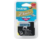 Brother 12mm 1 2 Black on Blue Non Laminated Tape 8m 26.2 1 Pkg