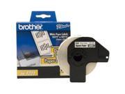 Brother DK1221 0.9 in square 23 mm square Square White Paper Labels 1 000 Labels