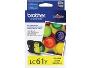 brother LC61Y Standard Yield Ink Cartridge For MFC 6490CW Yellow