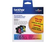 brother LC613PKS Ink Cartridge For MFC 6490CW Printer Cyan Yellow Magenta