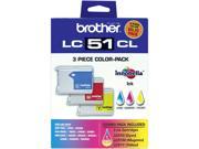 brother LC513PKS Tri Color Ink Cartridge Cyan Magenta Yellow