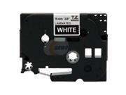 Brother P Touch TZE 325 TZe Standard Adhesive Laminated Labeling Tape 3 8w White on Black