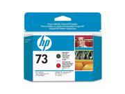HP 73 CD949A Printhead Matte Black and Chromatic Red