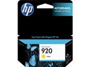 HP HP 920 CH636AN 920 Officejet Ink Cartridge Yellow