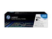 HP HP 125A Black CB540AD Color LaserJet CB540A Dual Pack Print Cartridges Black