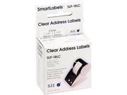 Seiko Self Adhesive Address Labels 1 1 8 x 3 1 2 Clear 130 Box