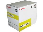 Canon GPR 27 Yellow 9642A008 GPR 27 Toner 6000 Page Yield Yellow