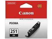 Canon CLI 251 BK Ink Cartridge; 1 Black 6513B001