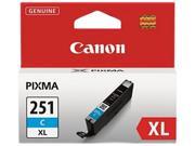Canon CLI 251C XL Ink tank High Yield; Cyan 6449B001