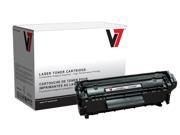 V7 V712AG Black LaserJet Replacement Toner Cartridge for HP Q2612A