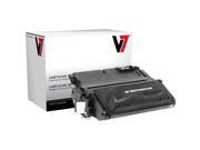V7 V738AG Black LaserJet Replacement Toner Cartridge with Smart Chip for HP Q1338A