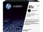 HP 81X High Yield LaserJet Toner Cartridge - Black HP 81X High Yield LaserJet Toner Cartridge - Black