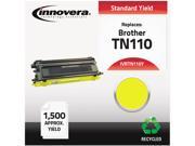Innovera IVRTN110Y Compatible Remanufactured TN110Y Toner Yellow
