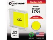 Innovera 20051Y Compatible Remanufactured LC51Y Ink Yellow