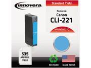 Innovera IVRCNCLI221C Cyan Ink Cartridge