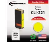 Innovera IVRCNCLI221Y Yellow Ink Cartridge Innovera IVRCNCLI221Y Yellow Ink Cartridge
