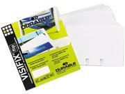 Durable 241819 TELINDEX Business Card Pocket Refill Two 2 7 8 x 4 1 8 Cards Page 40 Pages