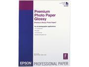 Epson America Premium Photo Paper 68 lbs. High Gloss 17 x 22 25 Sheets Pack
