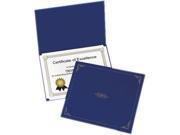 Oxford 29900 235BGD Certificate Holder 12 1 2 x 9 3 4 Dark Blue 5 Pack