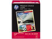 Hewlett Packard 11310 0 Premium Choice LaserJet Paper 98 Brightness 32lb 8 1 2x11 White 500 Shts Rm
