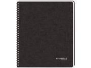 Mead 06100 Cambridge Black Hardbound Subject Notebook Lgl Rule 96 Sheet Pad