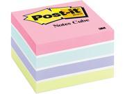 Post it Notes 2056 FP Cube 3 x 3 Pastel 470 Sheets