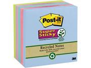 Post it Notes Super Sticky 654 5SST Super Sticky Notes 3 x 3 Five Tropic Breeze Colors 5 90 Sheet Pads Pack