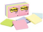 Post it Notes 654 AST Original Pads in Pastel Colors 3 x 3 Five Pastel Colors 12 100 Sheet Pads Pack