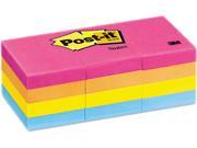 Post it Notes 653 AN 1 1 2 x 2 Neon Colors 12 100 Sheet Pads Pack