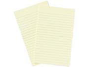 Post it Notes 663 YW Original Notes 5 x 8 Lined Canary Yellow 2 50 Sheet Pads Pack